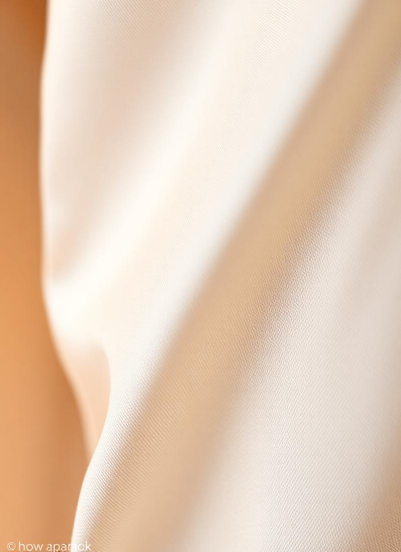 Close-up of silk fabric